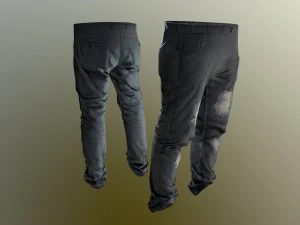 pants loose fit pack 3D Model