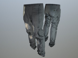 pants loose fit pack 3D 模型