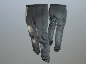 pants loose fit pack 3D Model