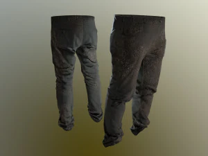 pants loose fit pack 3D Model