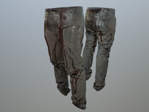 pants loose fit pack 3D 模型