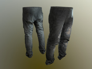 pants loose fit pack 3D 模型