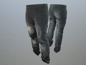 pants loose fit pack 3D 模型