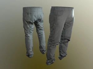 pants loose fit pack 3D Model