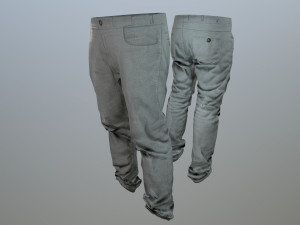 pants loose fit pack 3D 模型