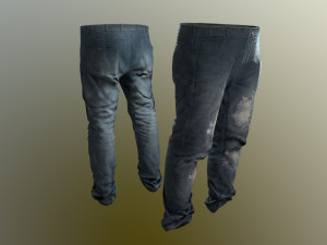 pants loose fit pack 3D 模型
