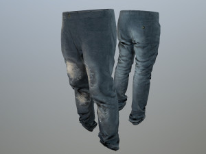 pants loose fit pack 3D 模型