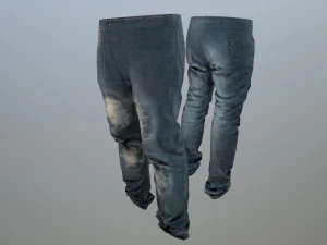 pants loose fit pack 3D Model