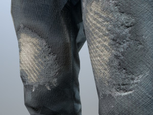 pants loose fit pack 3D 模型