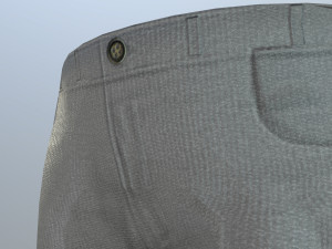 pants loose fit pack 3D 模型