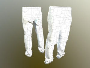 pants loose fit pack 3D 模型