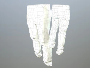 pants loose fit pack 3D Model