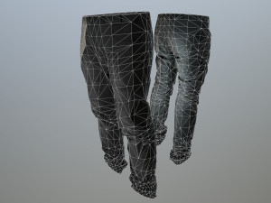 pants loose fit pack 3D 模型