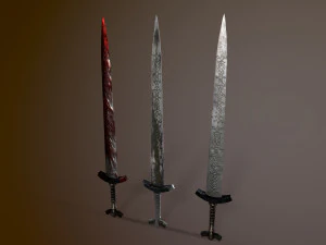 long sword 3D Model