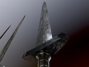 long sword 3D Model
