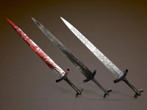 long sword 3D Model