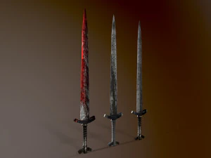 long sword 3D Model