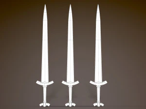 long sword 3D Model