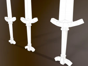 long sword 3D Model