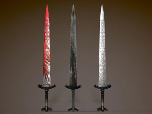 long sword 3D Model