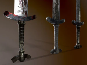 long sword 3D Model