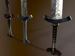 long sword 3D Model