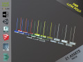 broom brush pack 1 3D-Modell