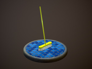 broom brush pack 1 3Dモデル