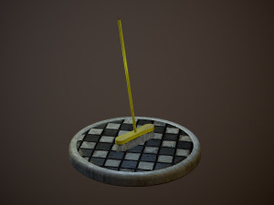 broom brush pack 1 3Dモデル