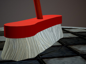 broom brush pack 1 3Dモデル