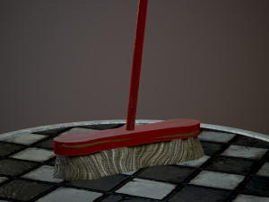 broom brush pack 1 3Dモデル