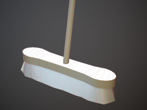 broom brush pack 1 3Dモデル