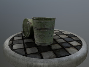 bucket pack 3D-Modell