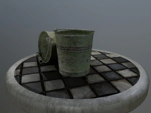 bucket pack 3D Model