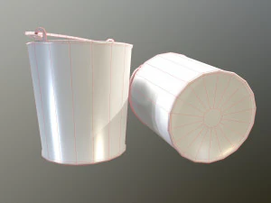 bucket pack 3D Model