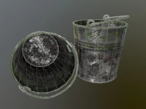 bucket pack 3D Model