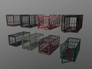 animal cage Modelo 3D