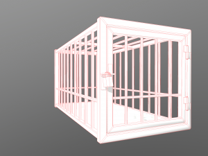 animal cage Modelo 3D