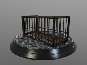 animal cage Modelo 3D
