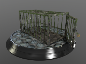 animal cage Modelo 3D
