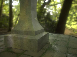 stone lantern pack 3D Model