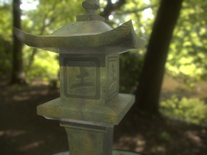 stone lantern pack 3D Модель
