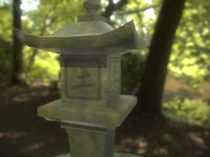 stone lantern pack 3D Model