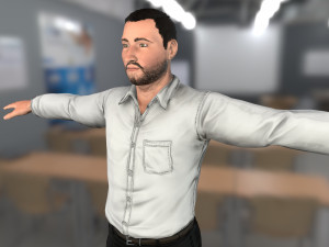 executive man Modelo 3D