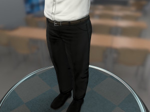 executive man Modelo 3D