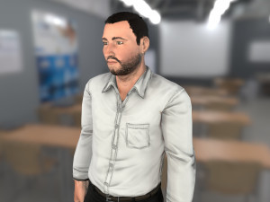 executive man Modelo 3D