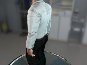 executive man Modelo 3D