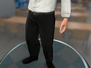 executive man Modelo 3D