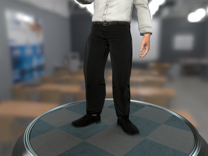 executive man Modelo 3D