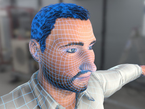 executive man Modelo 3D
